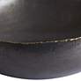 4_Laforge 17 1/2" Wide Gray and Braised Center Modern Bowl more views