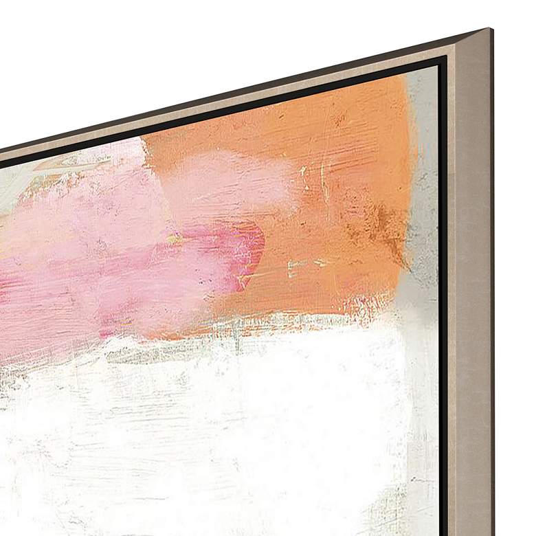 Image 3 Lagoon 48" High Rectangular Giclee Framed Canvas Wall Art more views