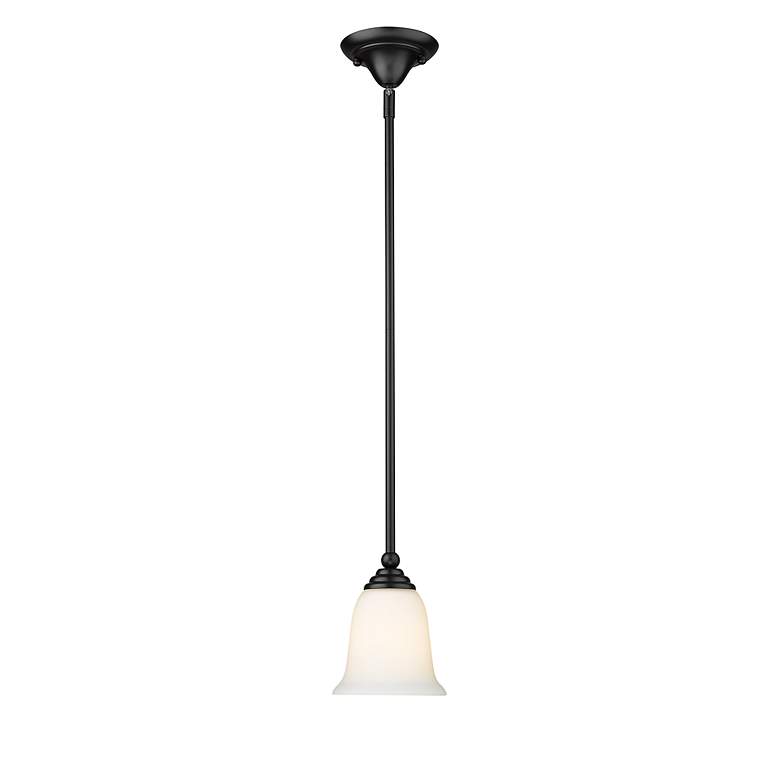 Image 4 Lagoon by Z-Lite Matte Black 1 Light Mini Pendant more views