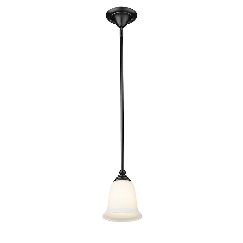 Image 5 Lagoon by Z-Lite Matte Black 1 Light Mini Pendant more views