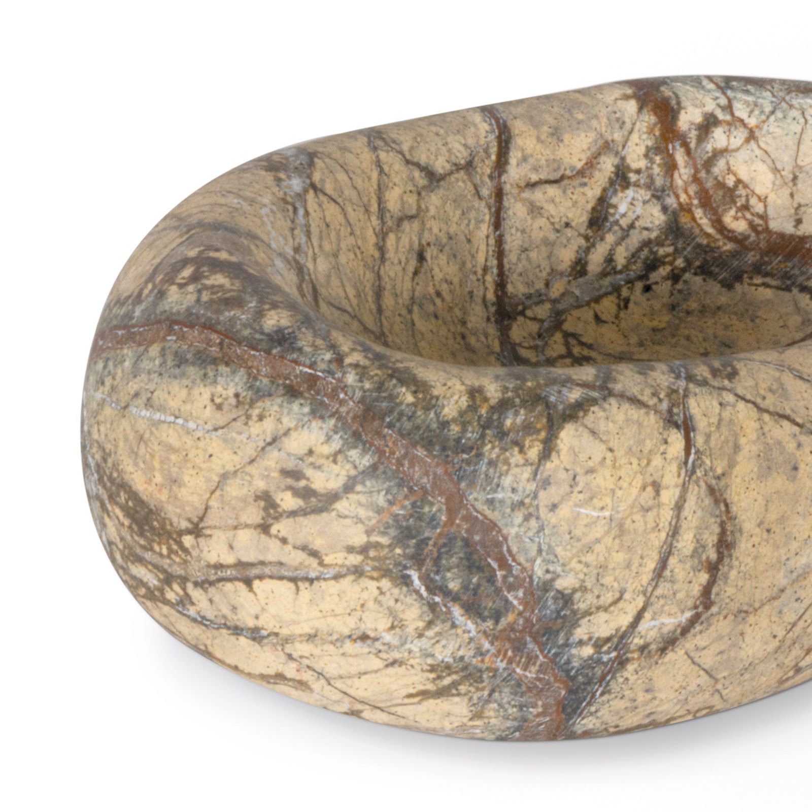Image 3 Lagoon Marble Bowl (Brown) more views