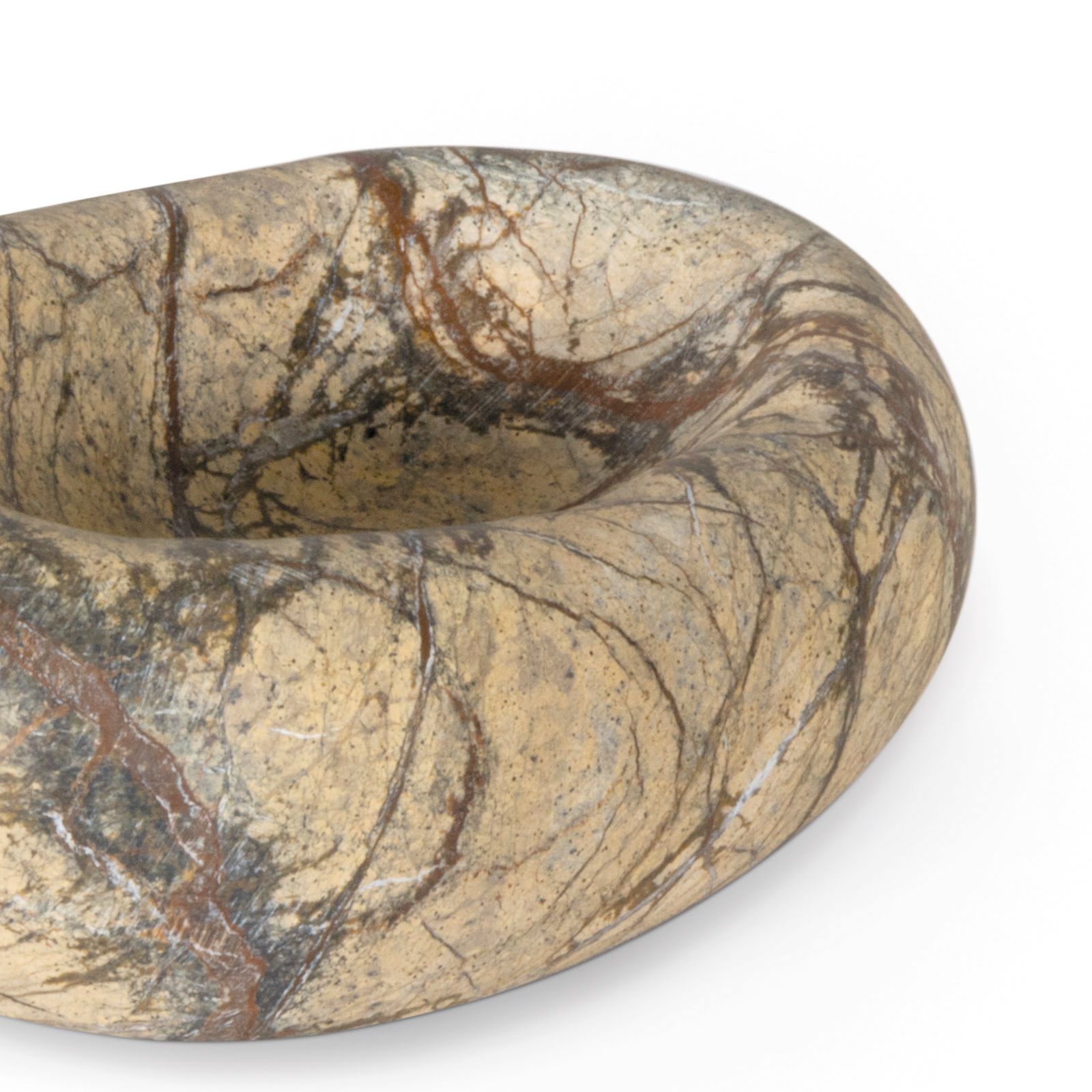 Image 4 Lagoon Marble Bowl (Brown) more views