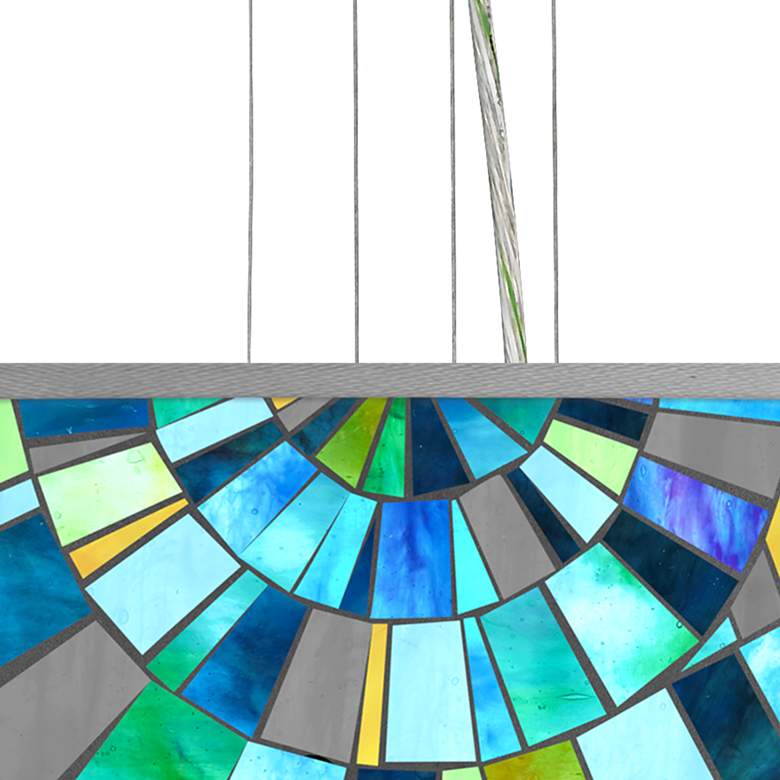 Image 2 Lagos Mosaic Giclee 24" Wide 4-Light Pendant Chandelier more views