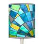 Lagos Mosaic Giclee Droplet Modern Table Lamps Set of 2