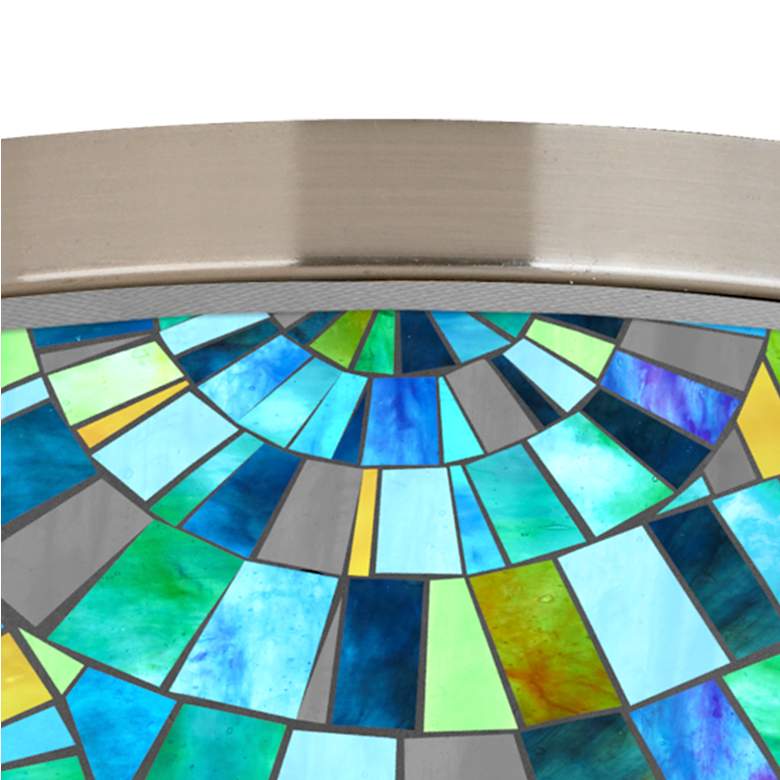 Image 2 Lagos Mosaic Giclee Energy Efficient Ceiling Light more views
