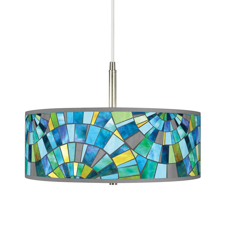 Image 1 Lagos Mosaic Giclee Pendant Chandelier