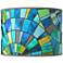 Lagos Mosaic Giclee Round Drum Lamp Shade 15.5x15.5x11 (Spider)