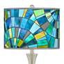 Thumbnail2 of Lagos Mosaic Trish Brushed Nickel Touch Table Lamps Set of 2 more views