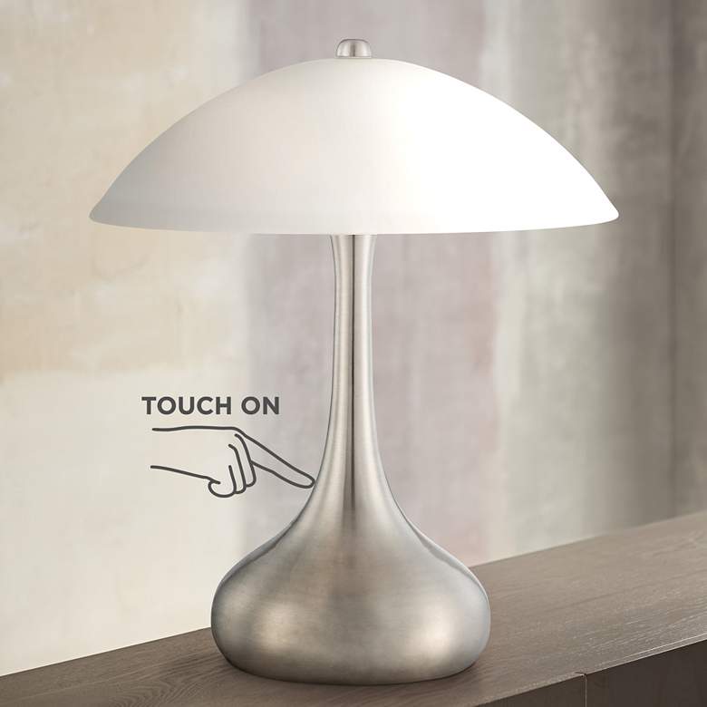 Lagro 16&quot; High Touch On-Off Droplet Accent Table Lamp