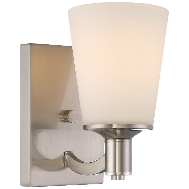 Image 1 Laguna; 1 Light; Vanity with White Glass