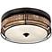 Laguna 16" Wide Copper Tile and Mica Glass Ceiling Light