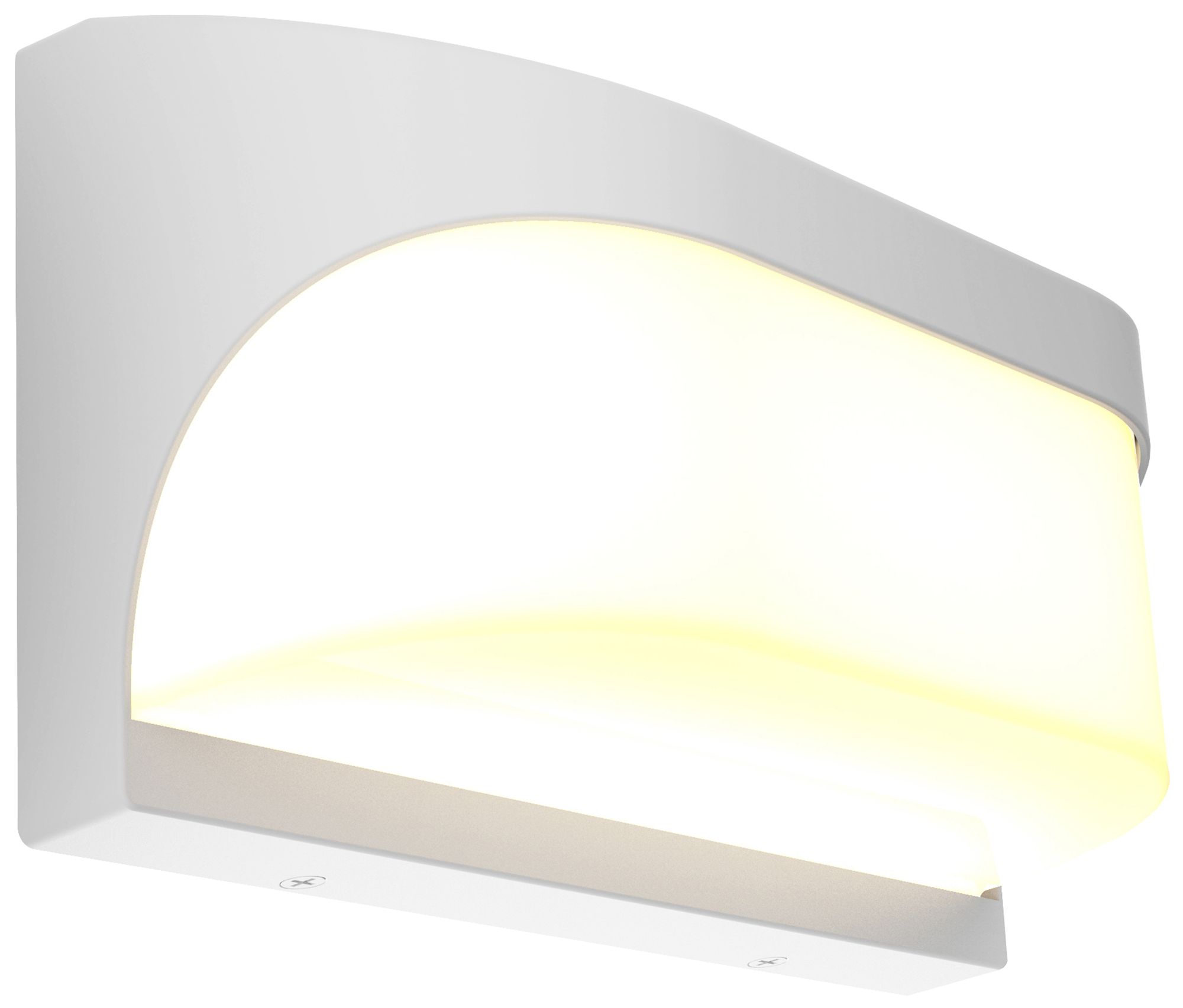 Image 2 Laguna 5" High White LED Outdoor Wall Sc