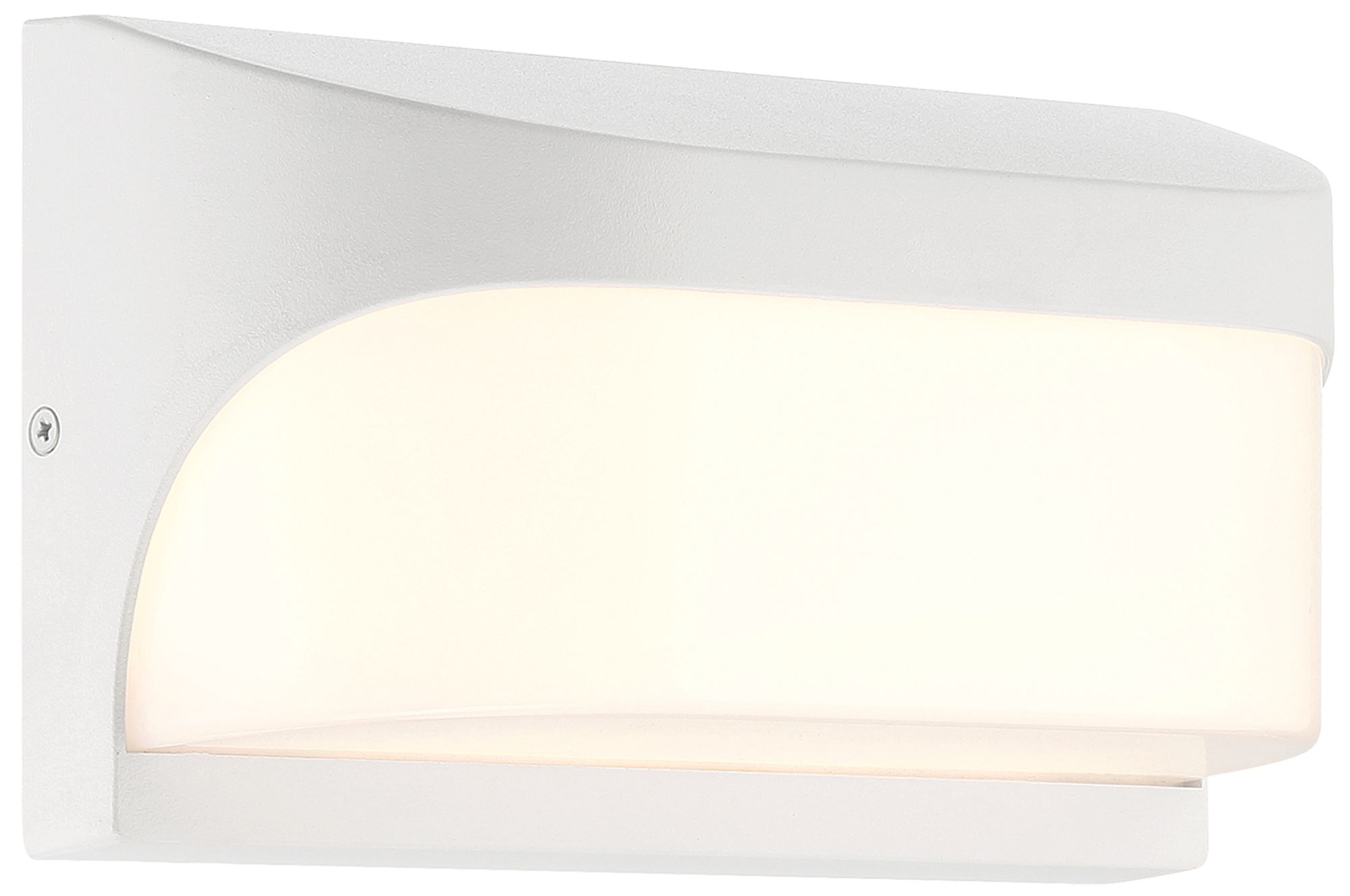 Image 3 Laguna 5" High White LED Outdoor Wall Sc more views
