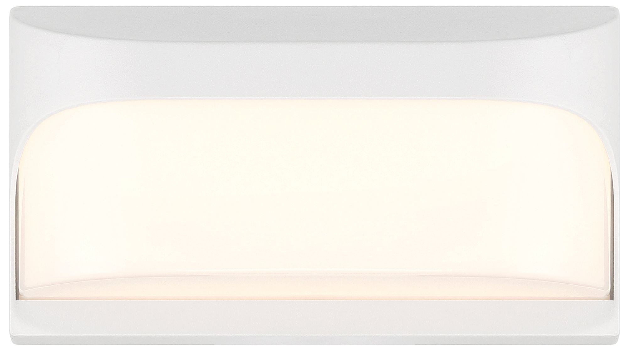 Image 5 Laguna 5" High White LED Outdoor Wall Sc more views