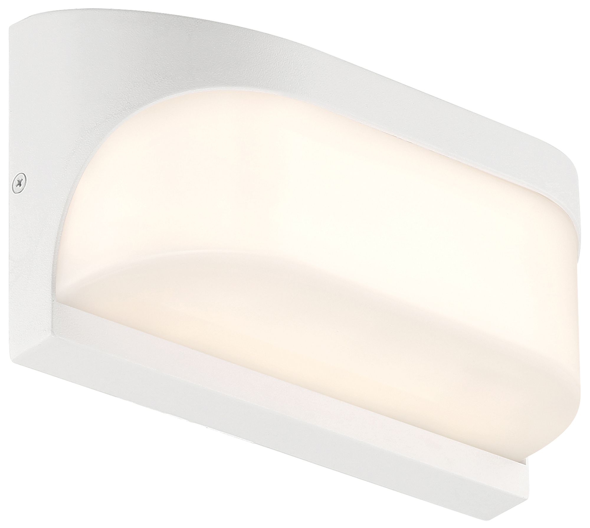 Image 6 Laguna 5" High White LED Outdoor Wall Sc more views