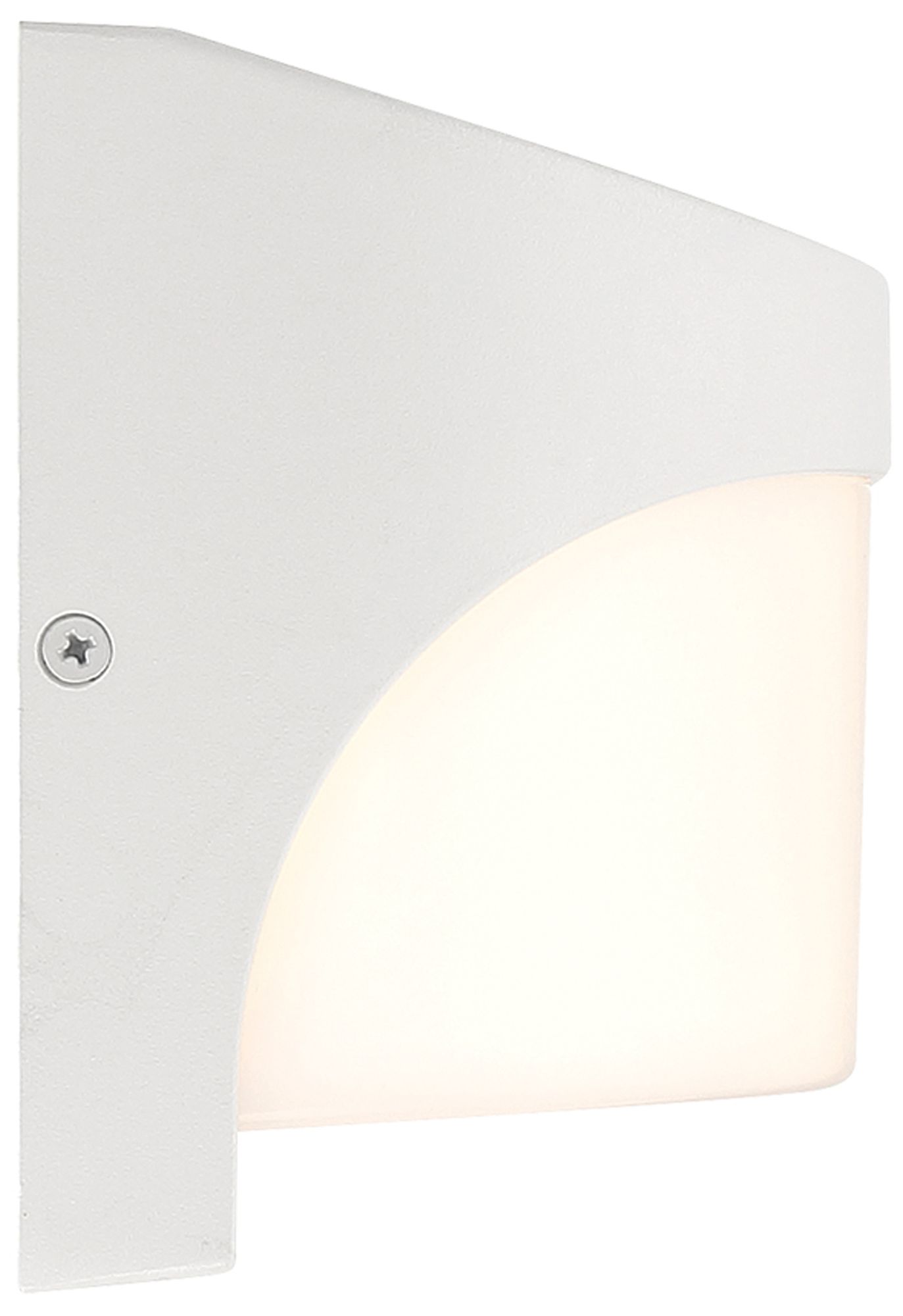 Image 7 Laguna 5" High White LED Outdoor Wall Sc more views