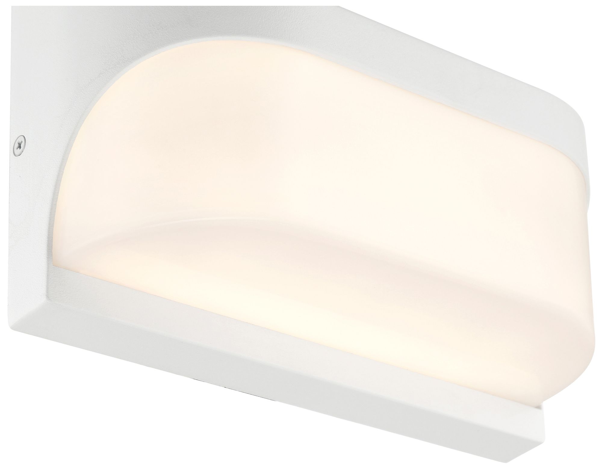 Laguna 5" High White LED Outdoor Wall Sc