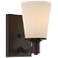 Laguna 8 1/2" High Forest Bronze Wall Sconce