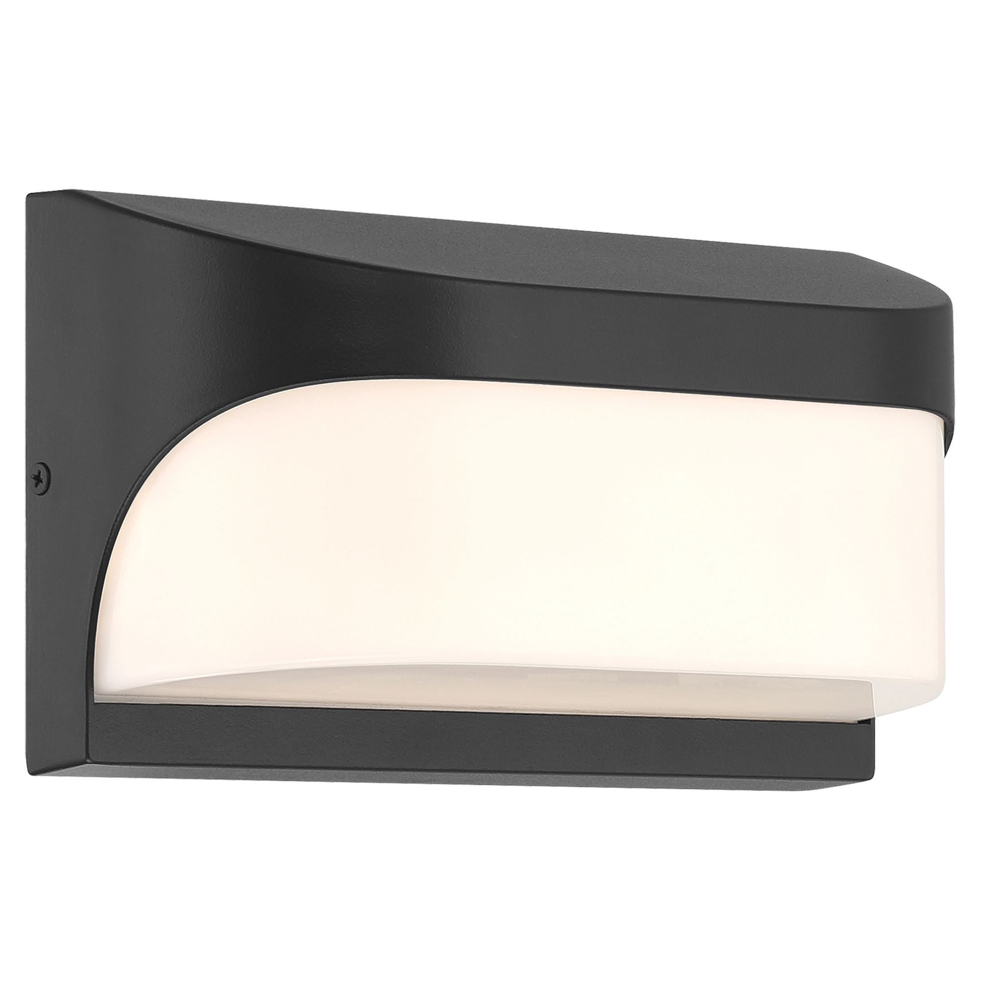 Image 3 Laguna 9" Black LED Outdoor Wall Sconce more views