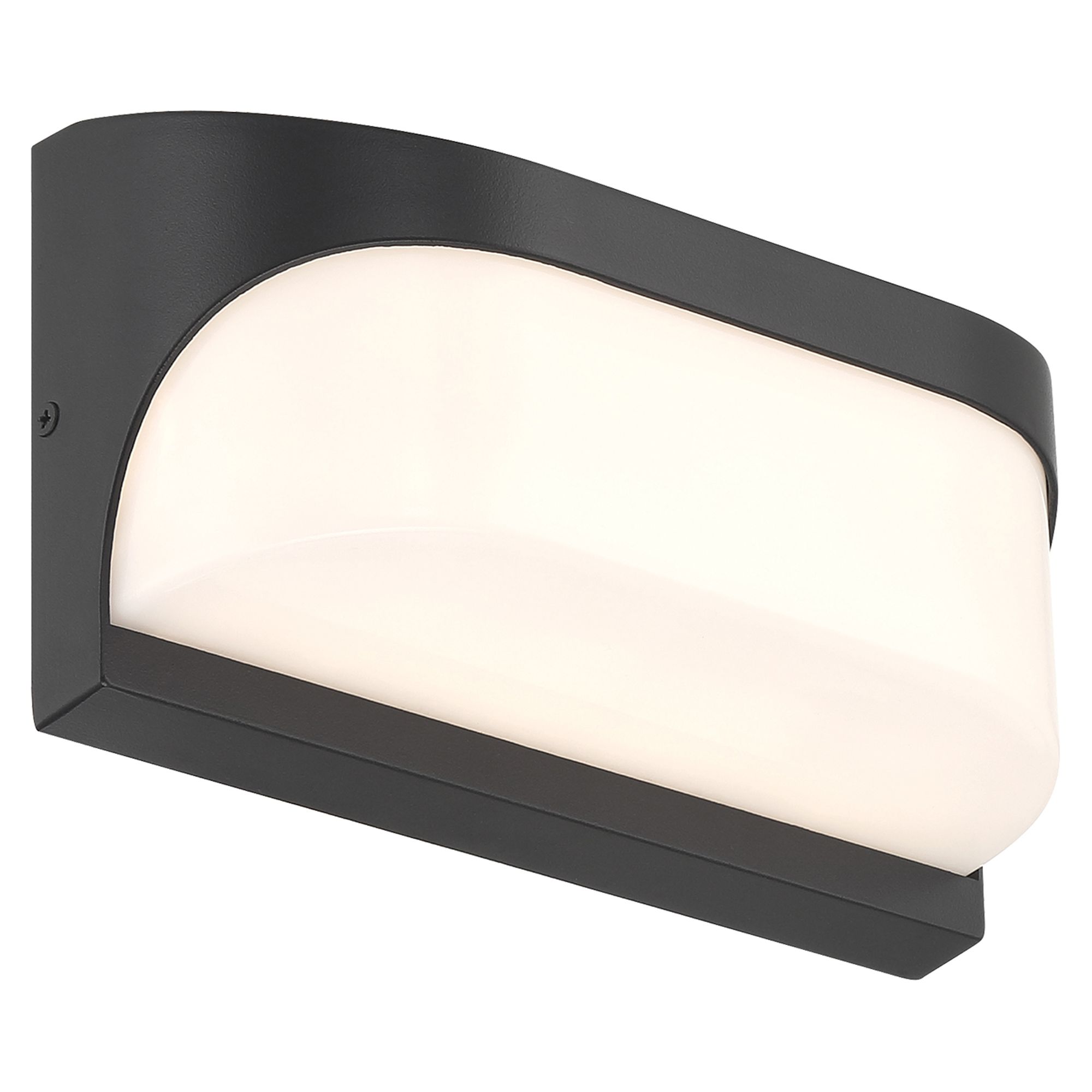 Image 6 Laguna 9" Black LED Outdoor Wall Sconce more views