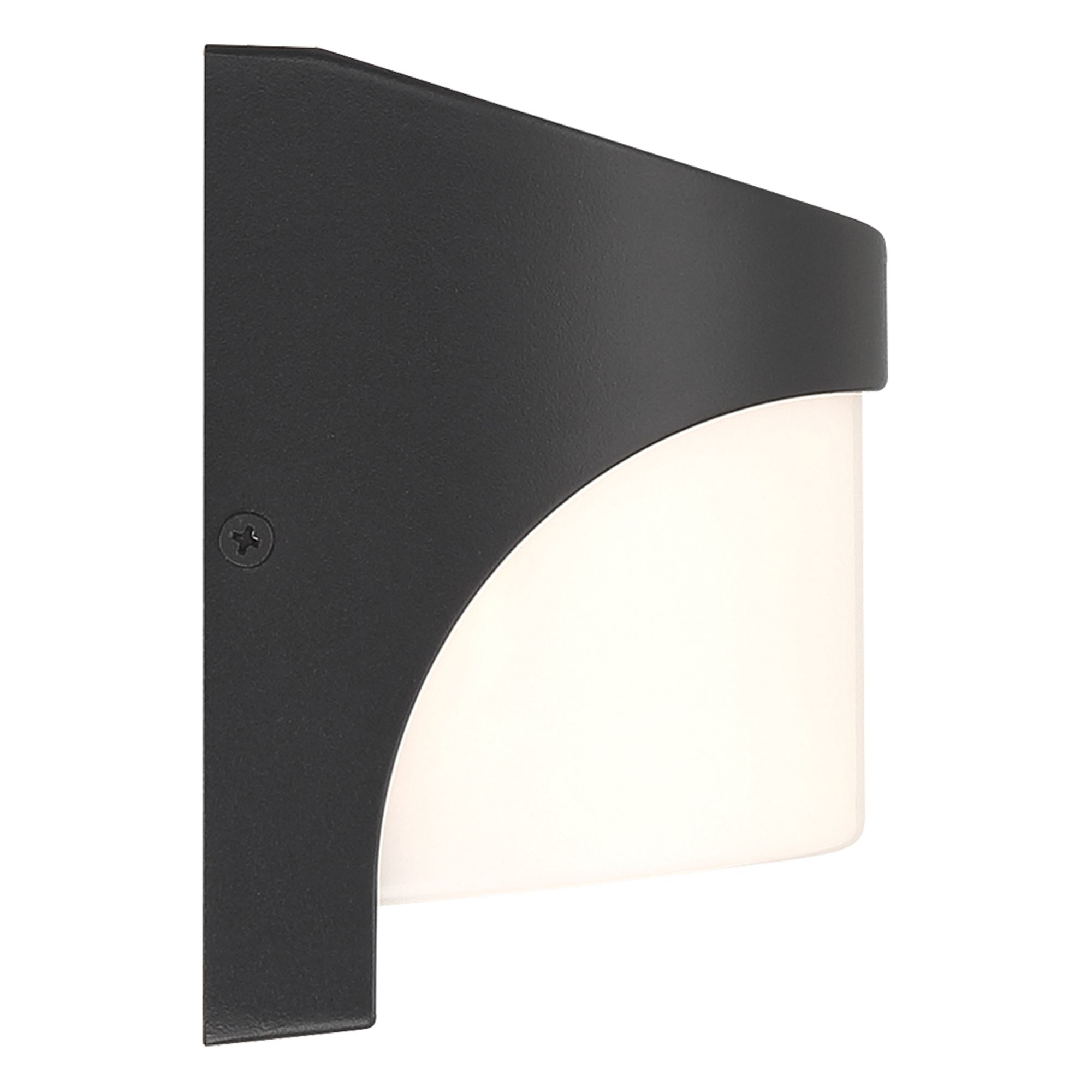 Image 7 Laguna 9" Black LED Outdoor Wall Sconce more views