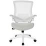 Laguna Linen Stone Ventilated Swivel Manager&#39;s Chair