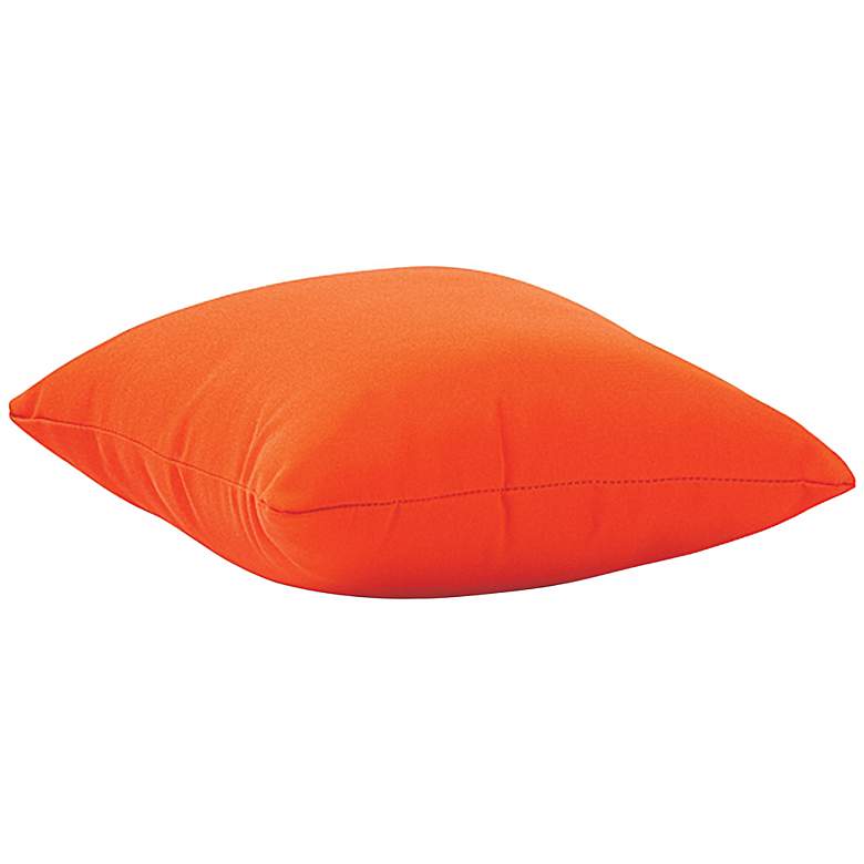 Image 1 Laguna Orange 18 inch Square Outdoor Pillow