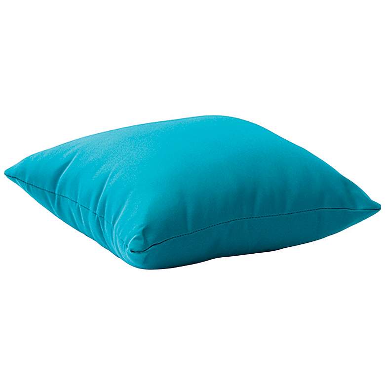 Image 1 Laguna Sky Blue 18 inch Square Outdoor Pillow