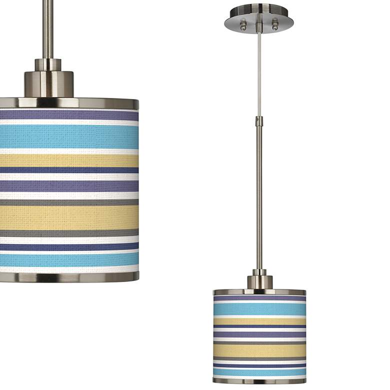 Image 1 Laguna Stripes Giclee Glow Mini Pendant Light