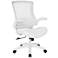 Laguna White Ventilated Adjustable Swivel Manager's Chair