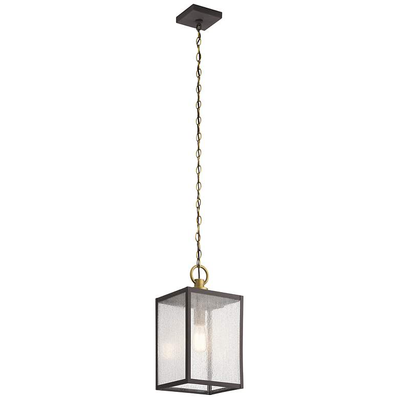 Image 1 Lahden 17" Outdoor Pendant Weath Zinc
