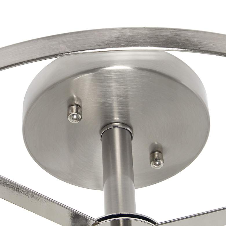 Image 5 Laia 13" Wide Brushed Nickel 3-Light Ceiling Light more views