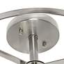 5_Laia 13" Wide Brushed Nickel 3-Light Ceiling Light more views