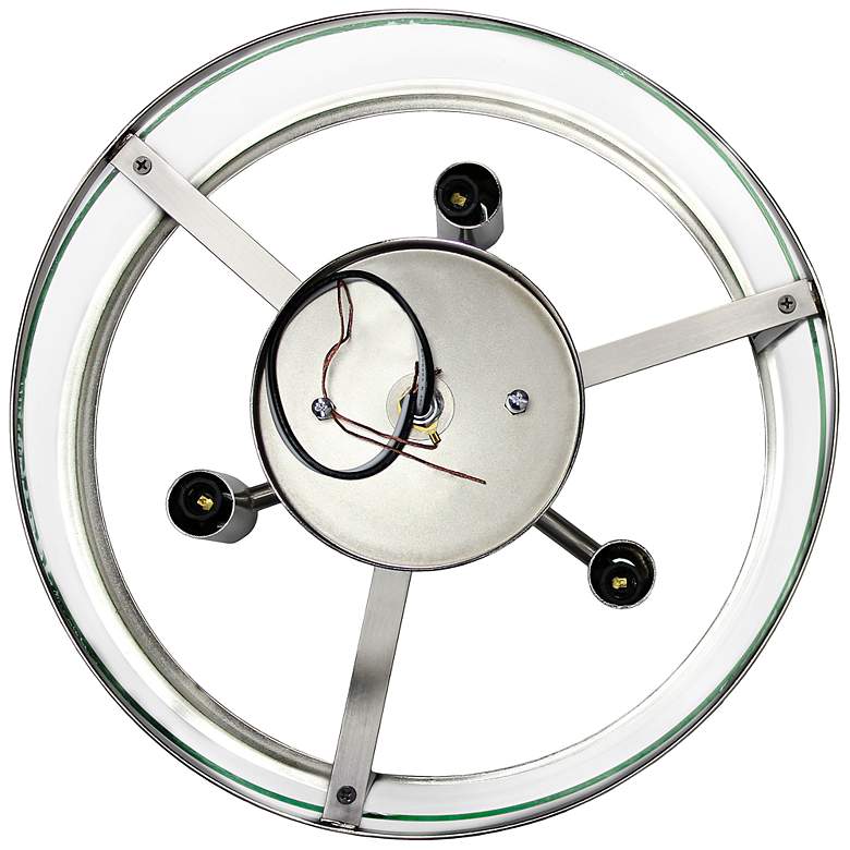 Image 7 Laia 13" Wide Brushed Nickel 3-Light Ceiling Light more views