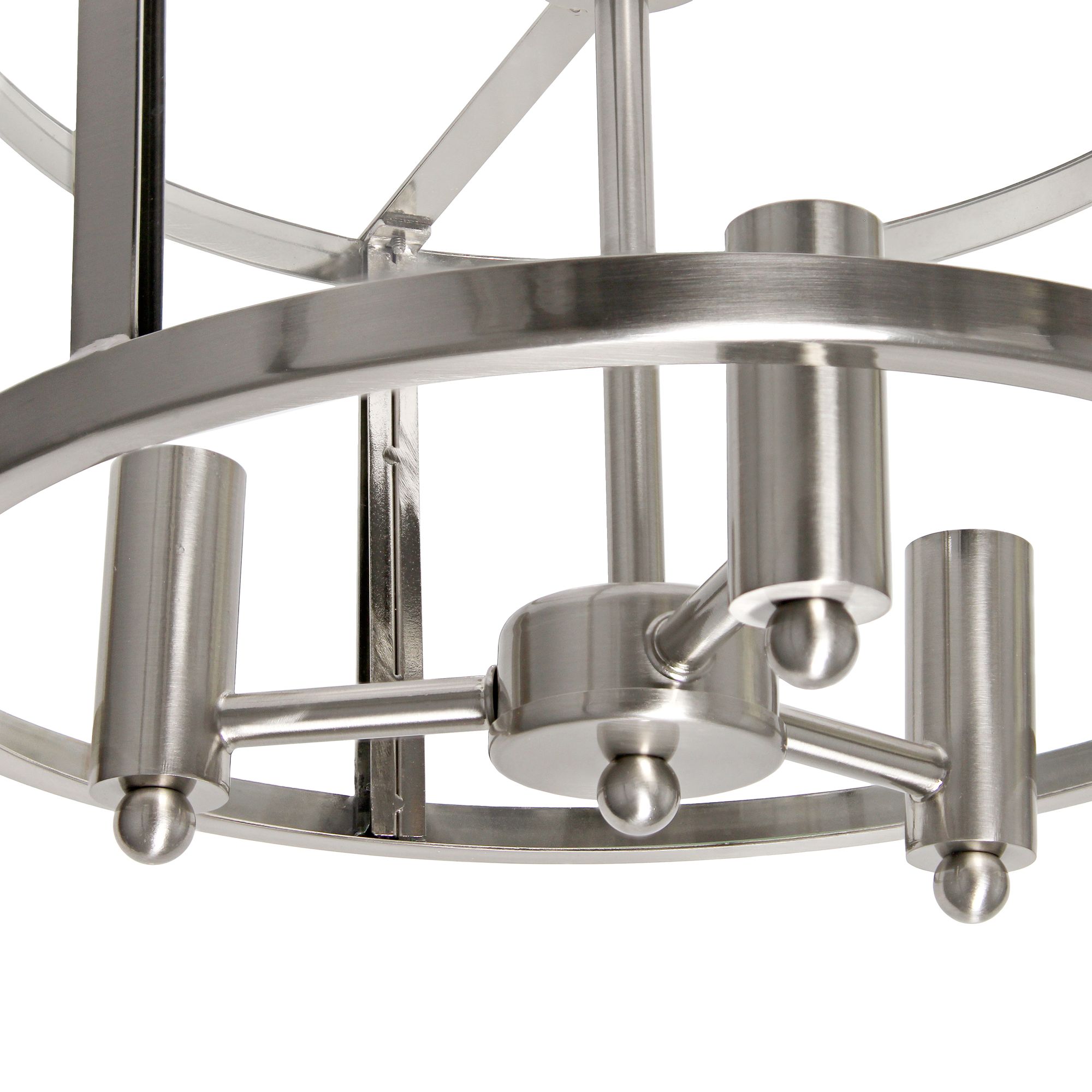Laia 13" Wide Brushed Nickel 3-Light Ceiling Light