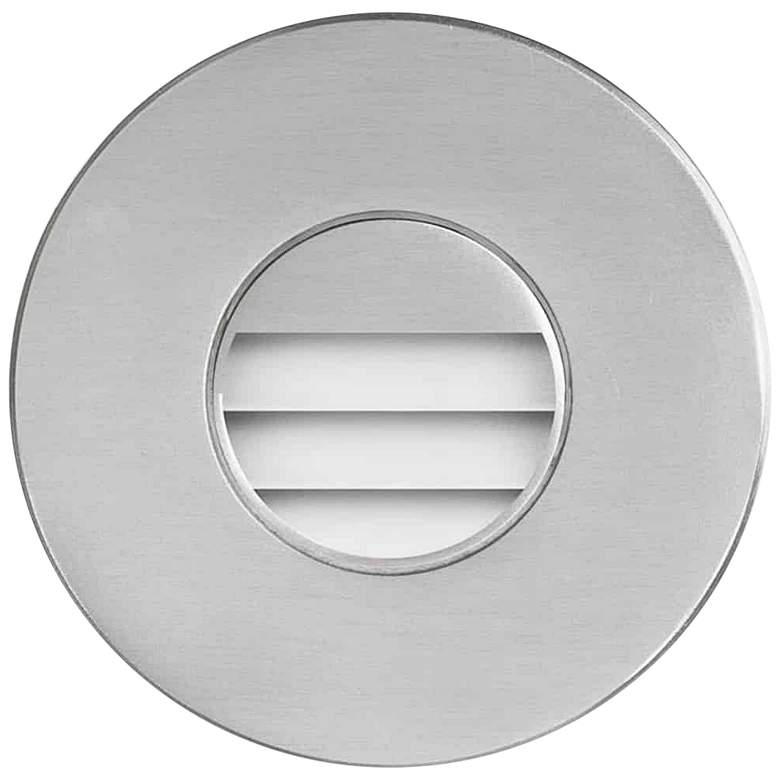 Image 1 Laila 3 1/2" Wide Aluminum LED Outdoor Step Light w/ Louvre