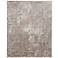 Laina 39G0F Silver Gray and Brown Rectangular Area Rug