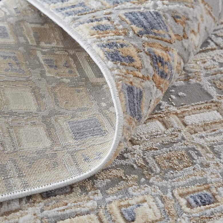 Image 6 Laina 39G0F 5'x7'10" Silver Gray and Brown Area Rug more views