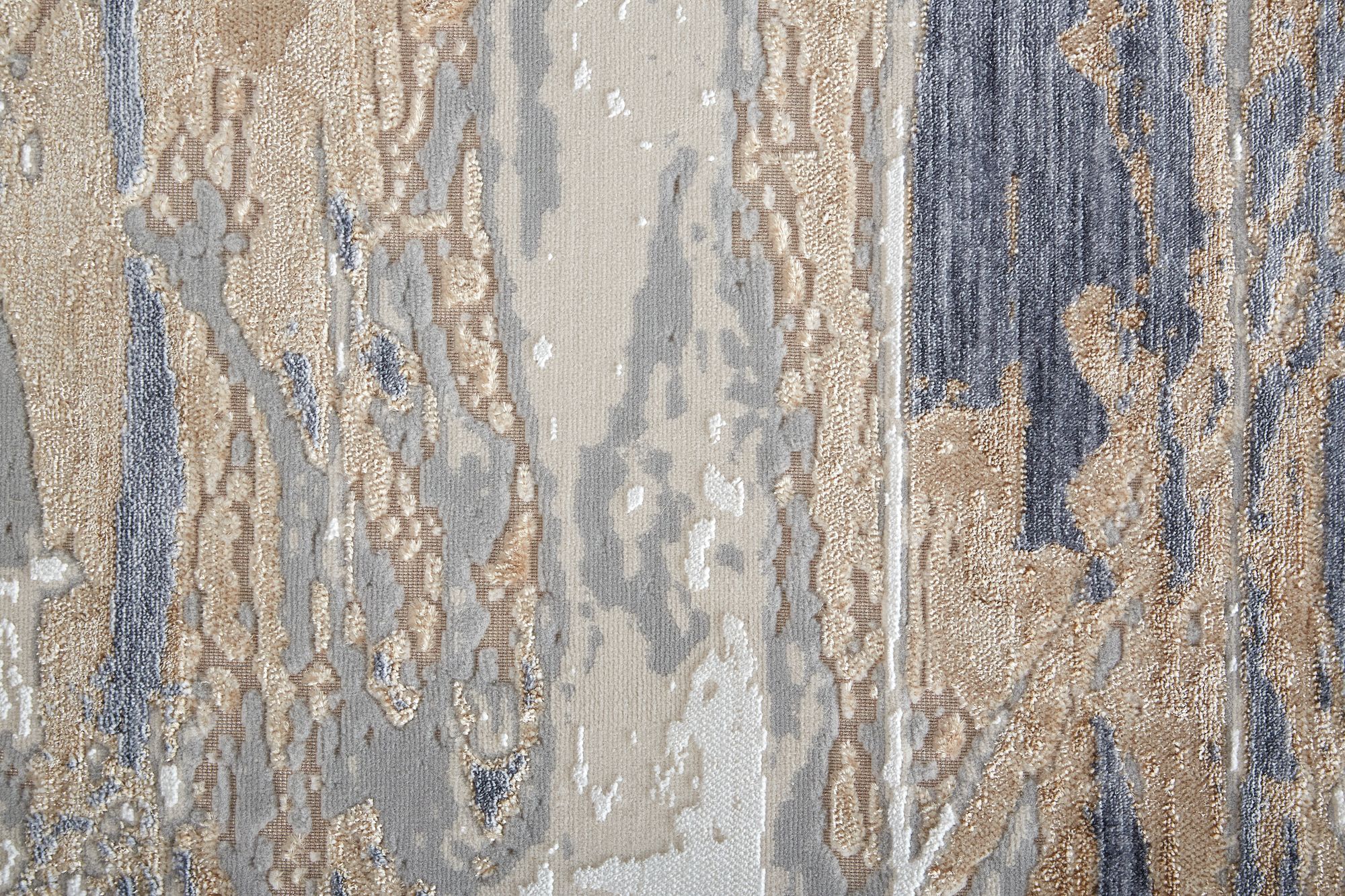Laina 39G5F 7'10"x9'6" Sand Dollar and Gray Area Rug