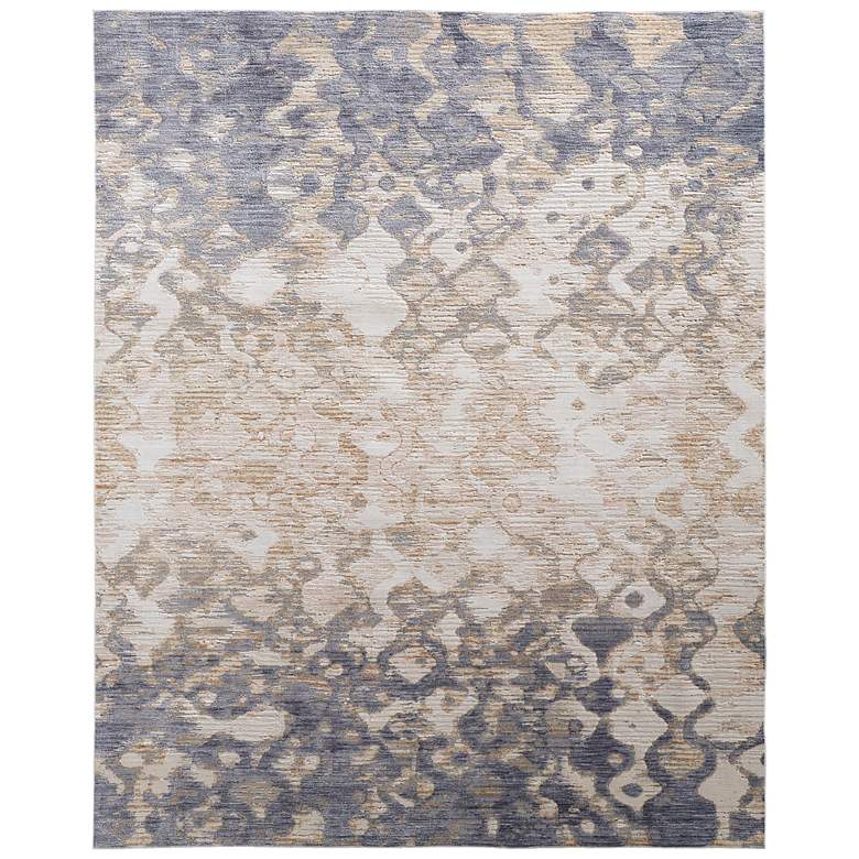 Image 2 Laina 39G7F 5&#39;x7&#39;10 inch Ivory and Blue Rectangular Area Rug