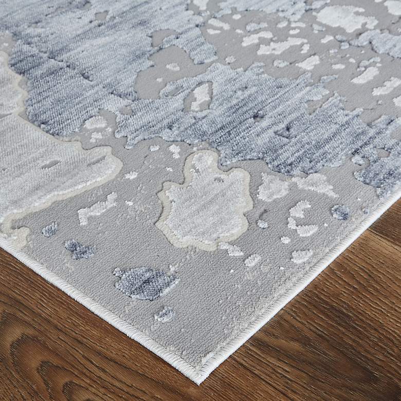 Image 3 Laina 39G8F 5'x7'10" Birch and Dark Blue Area Rug more views