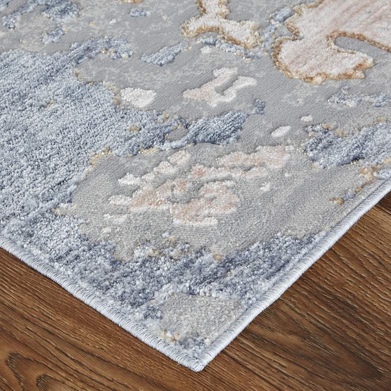 Image 3 Laina 39G8F 5'x7'10" Sand Dollar and Dark Blue Area Rug more views