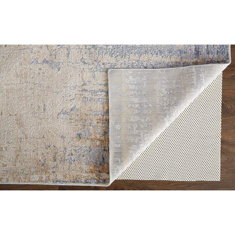 Image 4 Laina 39G9F 5&#39;x7&#39;10 inch Latte Tan and Blue Rectangular Area Rug more views