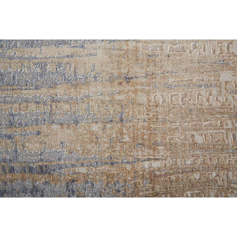 Image 5 Laina 39G9F 5'x7'10" Latte Tan and Blue Rectangular Area Rug more views