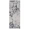Laina Abstract Indoor Ivory Area Rug 39G8F 3' x 10'