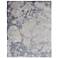 Laina Abstract Indoor Ivory Area Rug 39G8F 4' x 6'