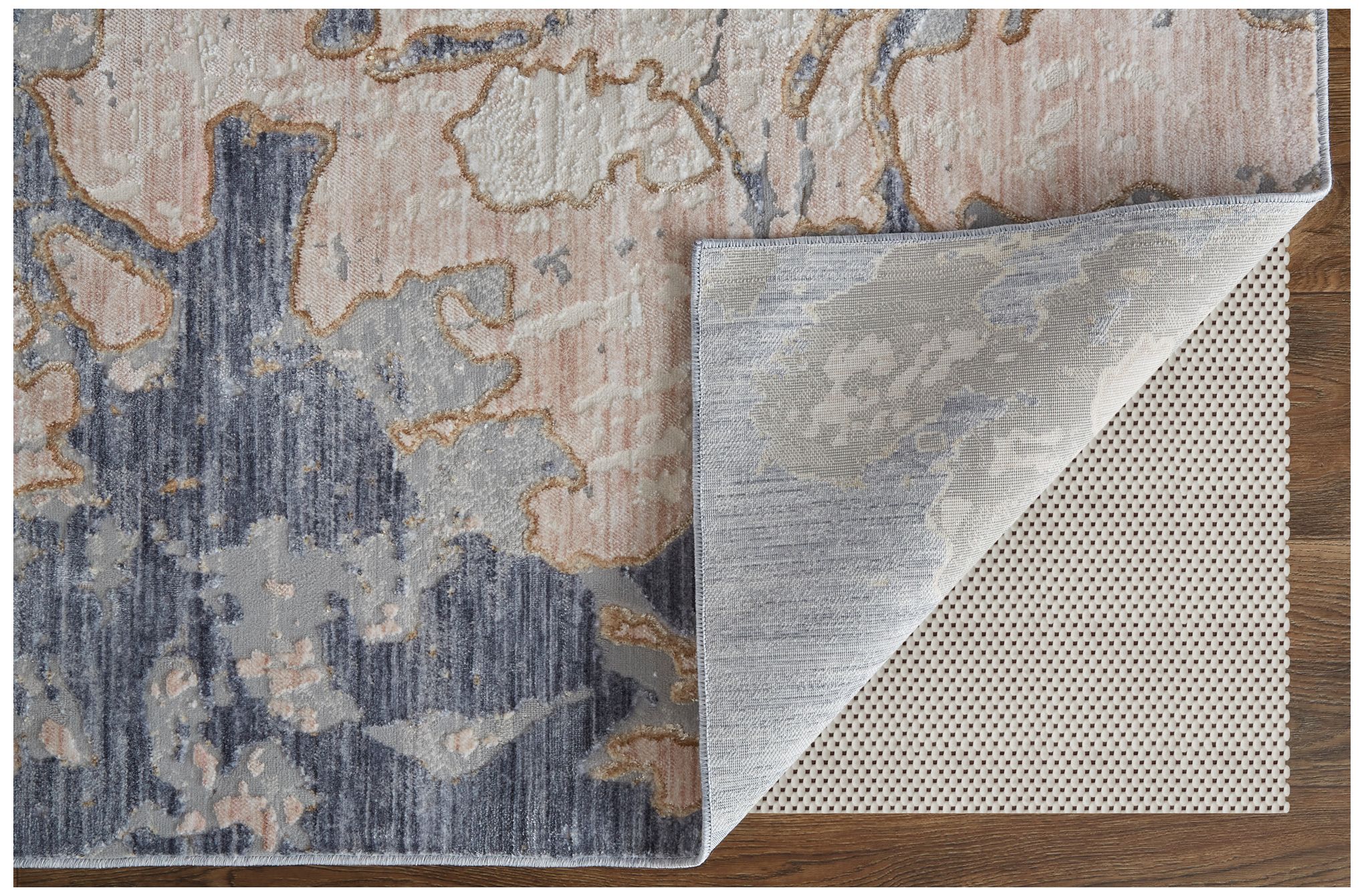Image 4 Laina Abstract Indoor Tan Area Rug 39G8F 4' x 6' more views