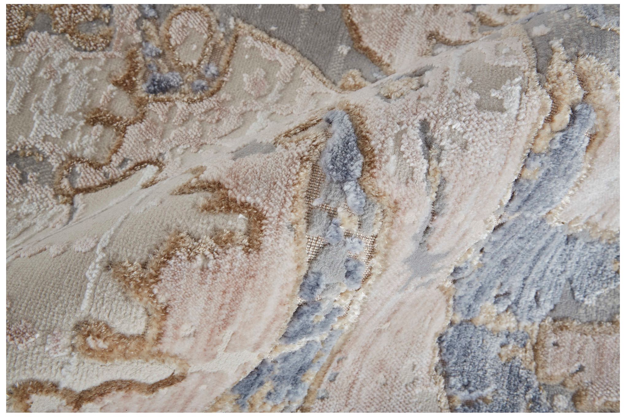 Image 5 Laina Abstract Indoor Tan Area Rug 39G8F 4' x 6' more views