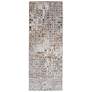 2_Laina Geometric Indoor Tan Area Rug 39G0F 3' x 10'