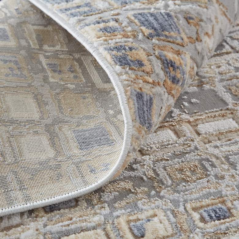 Image 7 Laina Geometric Indoor Tan Area Rug 39G0F 3' x 10' more views